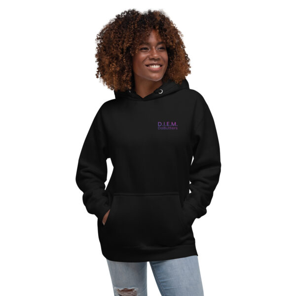"D.I.E.M." Hoodie - DaButters (Black Gradient)