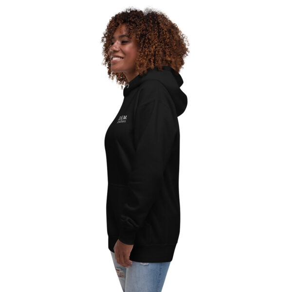 "D.I.E.M." Hoodie - DaButters (Black + White) - Image 3
