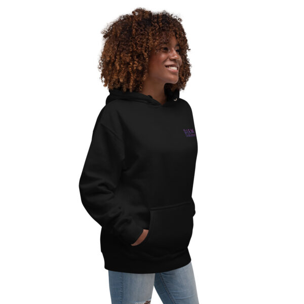 "D.I.E.M." Hoodie - DaButters (Black Gradient) - Image 4