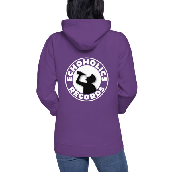 "D.I.E.M." Hoodie - DaButters (Purple + White) - Image 2