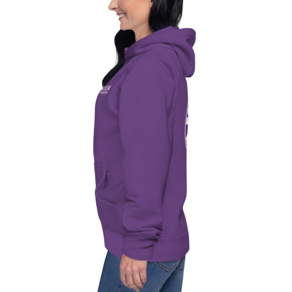 "D.I.E.M." Hoodie - DaButters (Purple + White) - Image 3