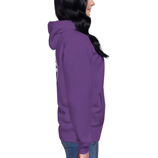 "D.I.E.M." Hoodie - DaButters (Purple + White) - Image 5