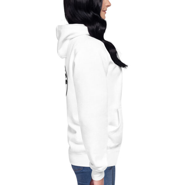 "D.I.E.M." Hoodie - DaButters (White + Black) - Image 5