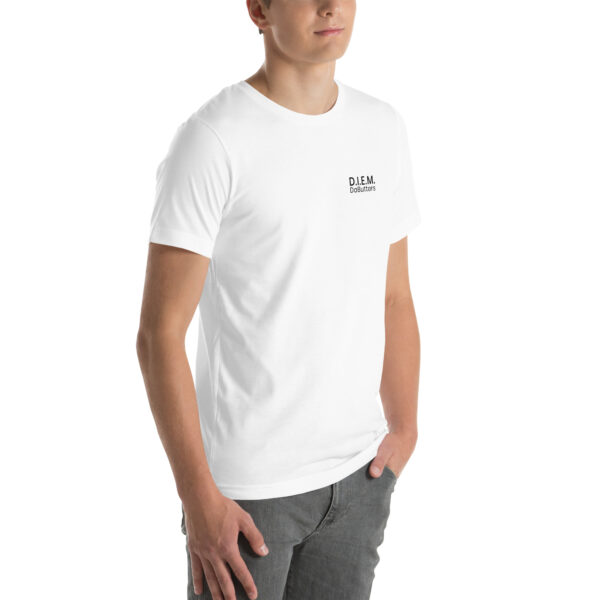 "D.I.E.M." Tee - DaButters (White + Black) - Image 6
